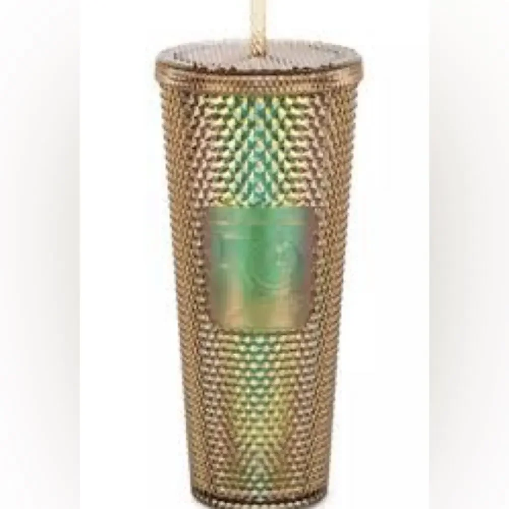 Disney World 50th Anniversary Geometric Starbucks® Tumbler with Straw Gold